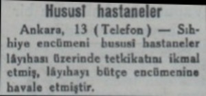  Hususi 13 (Telefon ) hiye encümeni bususi hast Tâyıhası üzerinde tetkil hayı bütçe encömenine...