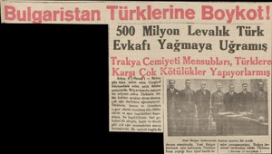  500 Milyon Levalık Türk Evkafı Yağmaya Uğramış...