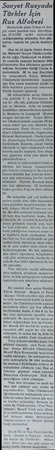  Sovyet Rysyada Türkler İçin Rus Alfabesi Moskovada çıkan Rusça ve Sovyet resmi gazetesi olan «İzvestiya» nın 17.4.1939...