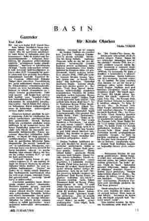  Gazeteler Yeni Zafer Bir kaç aya kadar D.P. Genel Baş- kanı Adnan Menderes basın mev- zuunda büyük bir yükten kurtula-...