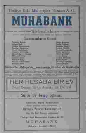    UHABA Wz0 Ftaziran 1086 tarihinde Çelellem Her hesaba bir ©y Yeni l.ı.ııı.'rnı.fu.nı;ı olanılara Aziş Şirketi tarafından