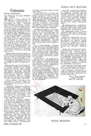  Universite Kanun mecburiyeti Akis Mecmuası Yazı İşleri Müdürlü- -üne - An erginizin 1 Aralık 1956 tarihli sayısının 11 inci