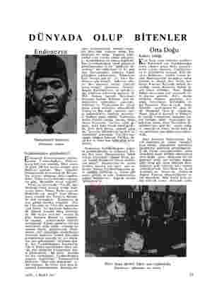  DÜNYADA OLUP BİTENLER Endonezya Muhammed Sukarno Demokrasi çobanı Güdümsüzden güdümlüye!. ndonezya Demokrasisinin güdüm-...