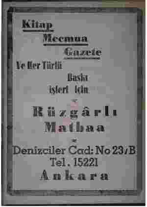    T Mecmua Gazete (| velerTürlü - Baskı işleri için Rüzgâr'll Matbaa Denizciler Cad:No23/B * Tel. 15221 4  ...