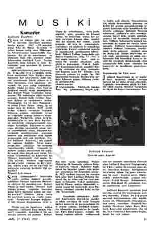  M U Sİ Konserler Juilliard Kuarteti G eçen yıl olduğu gibi, bu mi Amerikalı musıkışı- nasla açıy 1967 - 58 mevsımı arpçı Vito