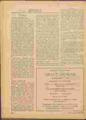  MN A -— SİNEMA Türkive Sinemaya da hürriyet Jp:mokratik bir düzenin kurulması yolunda 27 Mayıs inkılâbıyla bir- likte emin