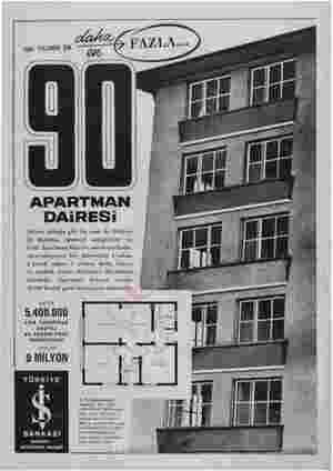    (961 YILINDA DA APARTMAN ii. yi K DAiRESİ Daima olduğu gibi bü sene de Türkiye iş Bankası, tasırrul sahiplerine en fazla