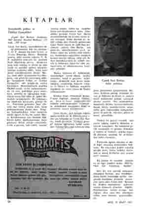  KİTAPLAR Sosyalistlik yolları ve Türkiye Gerçekleri (Cemil Sait Barlasın incelemesi, 1962 İstanbul, İstanbul Matbaası, 131