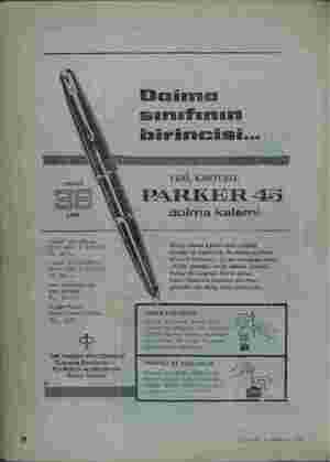    Deniürmci b lalidlallı. YENİ, KARTUŞLU PARKER 45 dolma kalemi d | e yea a 6 Parker dolma kalemi essiz kalitesi, TL: öz...