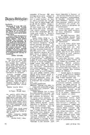  Okuyucu Mektupları Açıklama. Mecmuanızın 25 Aralık 1964 tarih- li sayısında benim Sosyalist Kültür Derneğinin her...