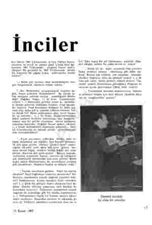  İnciler ler) Devlet 1965 Türkiyesinde, ki hep 1965'ten bahse- diyorum, ne evveli ne sonrası değil. Çünkü beni ilgi- lendiren