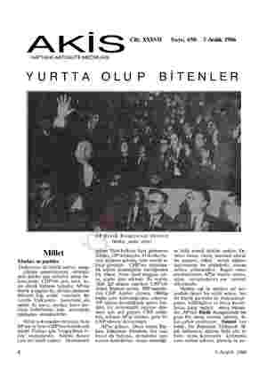  /N << < > Cilt: XXXVIL Sayı; 650 3 Aralık 1966 HAFTALIK AKTÜALİTE MECMUASI YURTTA OLUP BİTENLER Millet Merkez ve partiler...