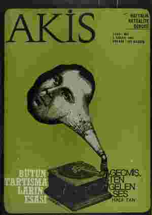 Akis Dergisi 1 Nisan 1967 kapağı