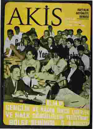 Akis Dergisi August 12, 1967 kapağı