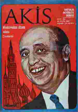 Akis Dergisi 30 Eylül 1967 kapağı