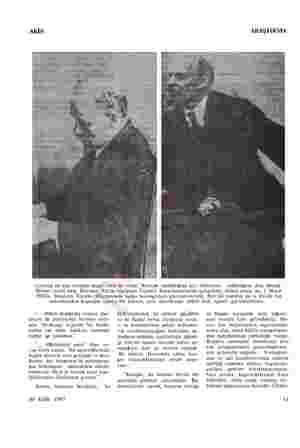  AKİS ARAŞTIRMA Leninin iki ayrı yönünü tespit eden iki resim. Birinde alabildiğine içe, öbüründe Birinci resim o 1920'de...