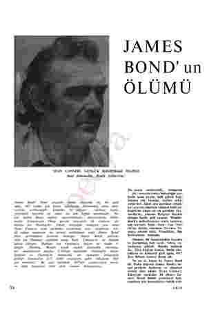    SEAN CONNERY GÜNLÜK HAYATINDAKİ Bond öldürmeden, bütün dünyada hiç bir gizli tarafından bilinmemiş, 50 a Bond! Yirmi o...