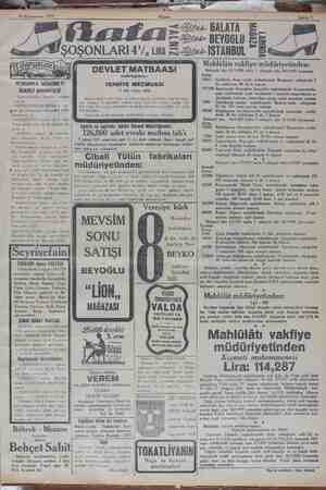      24 Kânunusani 1929 p g < SA OA — gB Tz Ettes BEYOSLU 5Z — Xeca> İSTANBUL ”£ ROMANYA HÜKÜMETİ İDAREİ BAHRİYESİ...