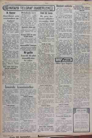    6 Mart 1929 M. Hoover Amerikanın yeni reisicumhuru işe başlıyor Washington (XAJ Havanın kapalı olmasına rağmen Was-...