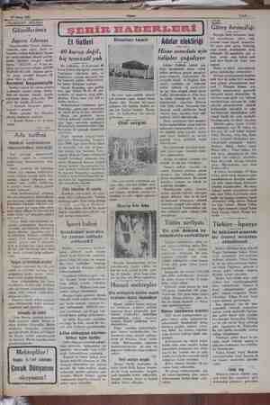    | | — Tden sonra “19 Nisan 1925 Sahife » IKŞAMDAN AKŞAMA — Güzellerimiz Japon fikrası Gazetelerdeki “Güzel, lerin re-...
