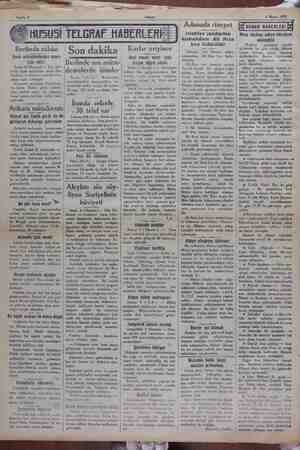   6 Mayıs 1929 Berlınde sükün Kanlı mücadelelerden sanra iade edildi Berlin 4( Hususi ) — Son gün- lerde kanlı arbedelere...