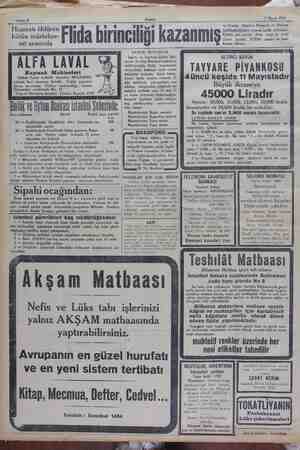  — Ş . 7 Mayıs 1929 kasına dikkat. Sakife 8 —— gEne e ha — Ka e REaa aK EğEYyE ve Fransa Hariciye Nezareti ve Türkiye Haşaratı