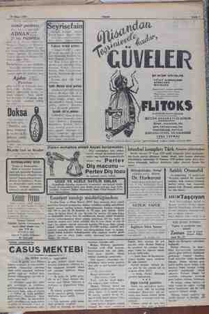    27 Mayıs 1929 ea NAİM VAPURLARI izmir postası Seri, Lüks ve muntazam ADNAN vi 27 inci PAZARTESİ günü 16 da Galata...