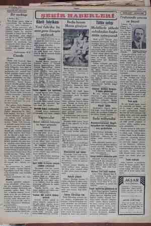    28 Haziran 1929 AKŞAMDAN AKŞAMA AT Bir mektup ( Vâ-Na ) Bey, Bazı Avrupa gazete, kitdp ve mecmualarının baş - taraflarında