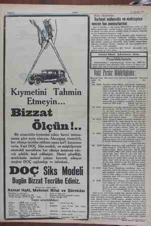    21 Ağustos 1929 Nafıa vekâletinden: Ssrbest mühendis ve mektepten mezun fen memurlarına: Şose ve köprüler ve sular umum...