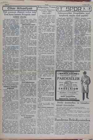  Sahife 6 Sahife 6 Cihan iktisadiyatı Akşam 11 Eylâl 1929 : Türk parasının düşmesi neden imiş? | Yeni borsa kanunu Avrupada