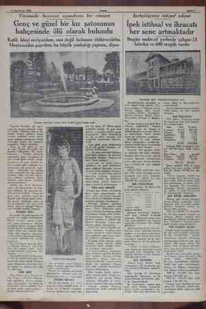  mıştır. 6 Teşrinievel 1929 Akgar Viyanada İıeyecan uynndıran bir cinayet Genç ve guzel bır ir kız şatosunun olarak bulundu