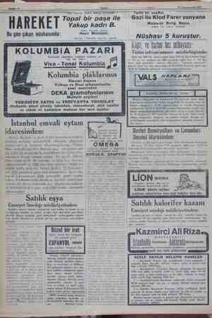    v “CAM S a Ç g' 26 Kânunuevwel 1929 KEREEL S AA aman m&î’l anllıl bir vesiKa: FAŞ Topal bir paşa ile — Gazi ile Klod Farer
