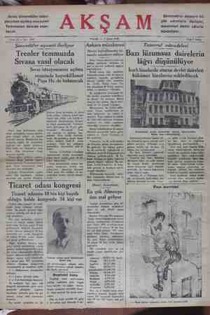 Akşam Gazetesi 2 Şubat 1930 kapağı