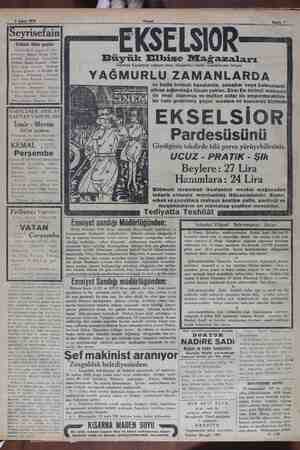    $ Şubat 1930 Seyrisefain Trabzon ikinci postası (ANKARA) vapuru 9 şubat perşembe akşamı Galata zihti. mından hareketle -