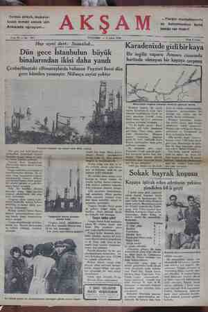 Akşam Gazetesi 6 Şubat 1930 kapağı
