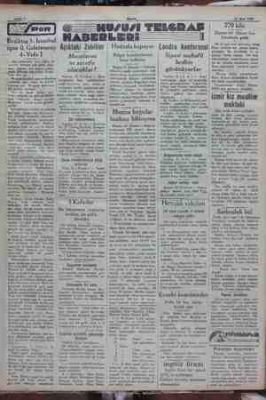    23 Mart 1930 | Beşiktaş 3 - İstanbul HABERL İ spor 0, Galatasaray Âçıktaki Zabitler | Hududu kapayor Londra konferansı...
