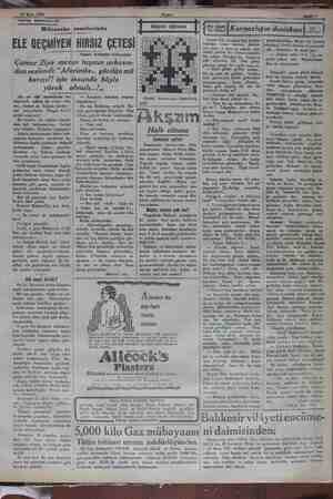  23 Mart 1930 Yefrika numarası:12 Mütareke senelerinde ELE GEÇMİYEN Çamur Ziya mezar taşının arkasın- “Aferimbe.. gördün mü