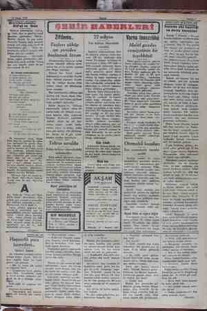  . als la 2 e ME İİ ii 11 Nisan 1930 Akşam ŞAMDAN AKŞAMA Bid'at ve ibda gibi. Mi lm, ergip; müs“ .a olan bir yeniliktir....