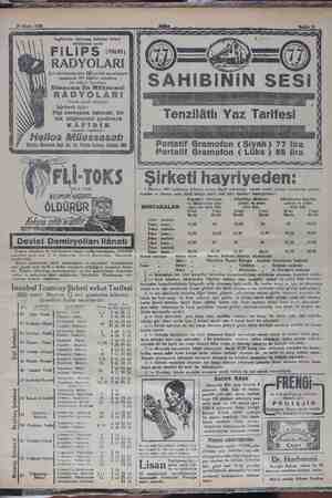    25 Mayıs 1930 İngilterede Bim na birinci fattan Fi Li ip >$ (PtüiliPs) Olarak tasnif edilmiştir. İşletmek için : Fişi...