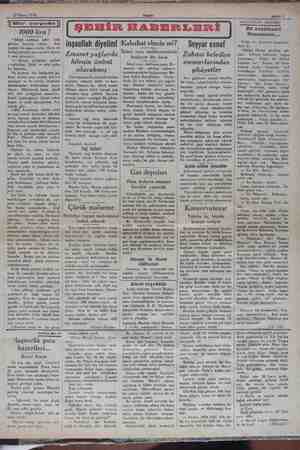    25 Mayıs 1930 Akşam Sahife 3 1 EEir çarpada İİ 1000 lira ! * Bihişt “izgi zahit oeklü vr lezzetin söyler , diye Aeşhur bir