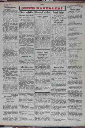  29 Mayıs 1930. Dedikodu: Serçenin cakası e anlat — Gec vapura sinmii Kadri 5 eme yordu ii kum eg Kaldir alt em a“ ki rında