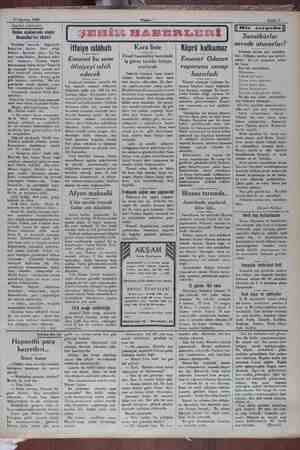  17 Haziran 1930 EN YET EN YK Akşam Seyahat mektupları: Rados açıklarında sinyor Mussolini'nin sözleri Sağımı nere; eyel...