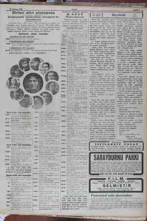     97 Haziran 1930 », Birinci altın piyangosu İkramiyelerini kazananların adreslerini de “ ne ri 15 Haziran Pazar günü...