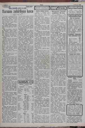    al 8 Temmuz 1930 Tefrika No.36 m erir Polisin tutamadığı caniler de vardır : Karısını zehirliyen koca Garip tavır ve elli