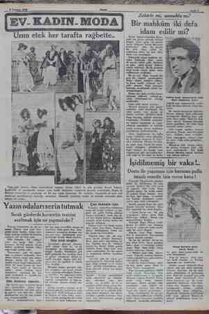    9 Temmuz 1930 EV. KADIN. MODA | © Uzun etek her tarafta rağbette.. tek modası, bütü; bazik ei at yarışlarında Berlinde...