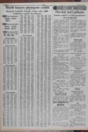  ep 9: cp, A, ikm f 4 Sahife 2 2 — 13 Temmuz 1930 - Büyük tayyare piyangosu çekili Bugünkü keşidede ikramiye isabet eden 1,000