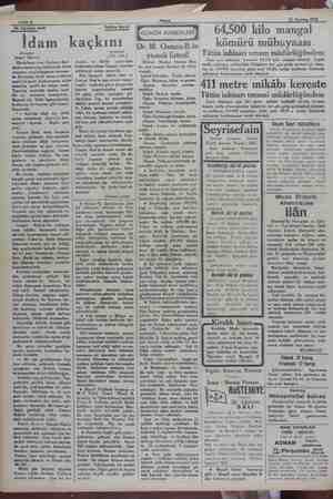  Sahife 4 25 Ağustos 1930 miami Tefrika No.24 şan İdam kaçkını © Muharririz Joseph Conrad Hindu'ların reisi, Guanaco deri-...