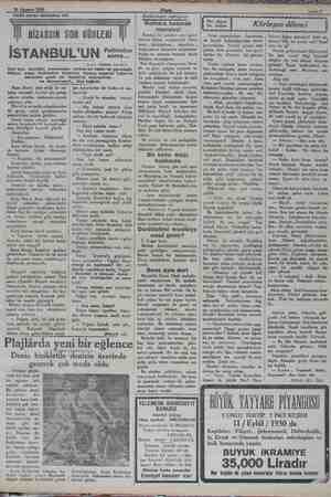    26 1930 | Tarihi roman tefrikamız: 142 Sahife 9 BİZANSIN SON GÜNLERİ İSTANBUL'U Fethinden sonra... zan: İskender Fahreddin