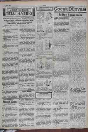    5 Mayıs 1931 Tarihi roman tefrikamız: 124 | Deliler Saltanatı | | Deliler Saltanatı | 4 Mayıs 1931 Akşam Kari'lerimizin...