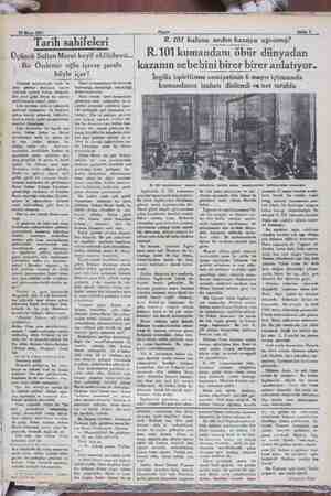  im. S ” £ 24 dei makalemde, 22 Mayıs 1931 Tarih sahifeleri Üçüncü Sultan Murat keyif ehlihibresi... . Bir Özdemir oğlu içerse